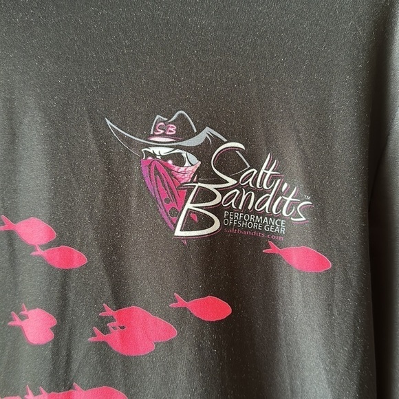 SALT BANDITS Mens Ultra Lightweight UV 50 Fishing Performance Rash Guard - Picture 4 of 7